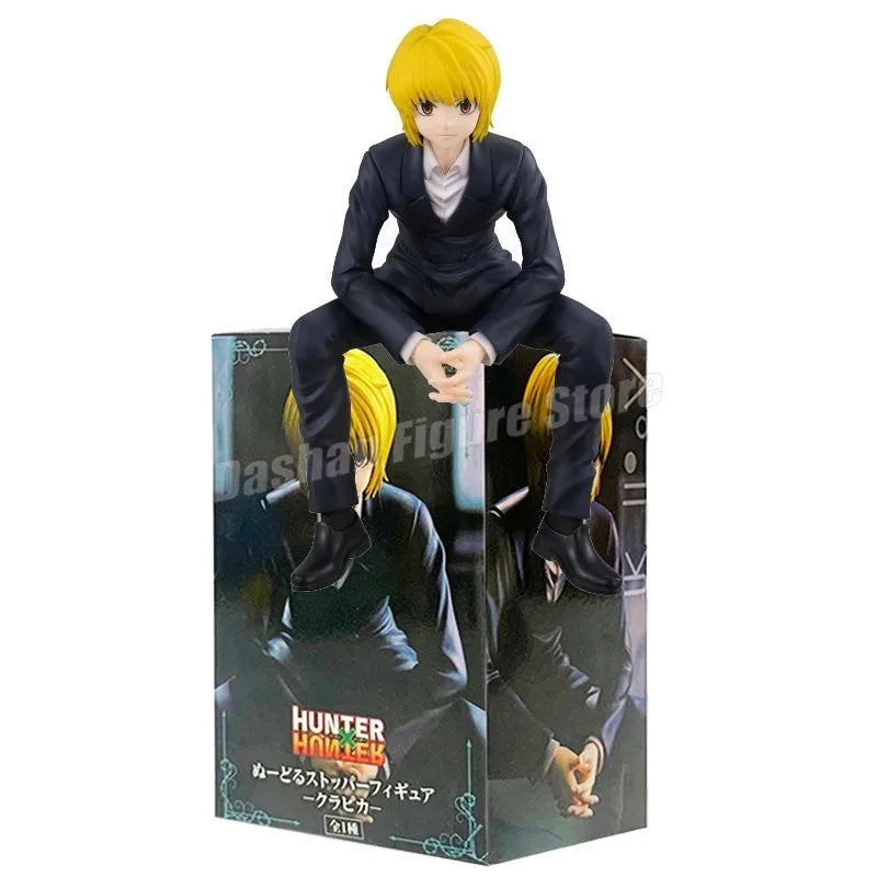 Anime Hunter×Hunter Actionfigur Hisoka Kurapika Chrollo Illumi Figur Autoornamente PVC-Kollektion Nudelstopper Modellspielzeug