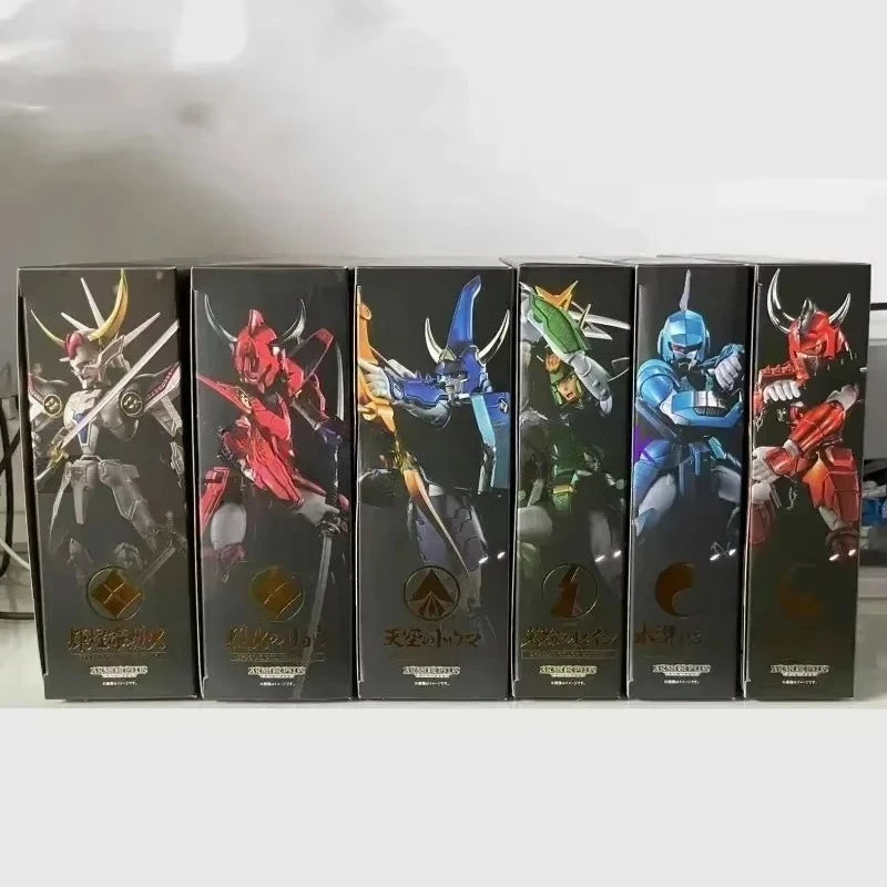 Original In Stock Bandai   Demon Altar Fighter Armor Full Set of 6 Handicrafts Boy Gift Model Toys