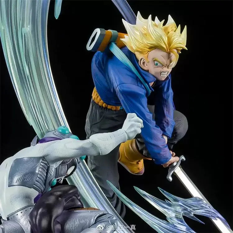 Adults Fun BANDAI Tamashii F.Zero Dragon Ball Ultimate Battle Trunks Vs Mecha Frieza Limited Edition Collectible Figure