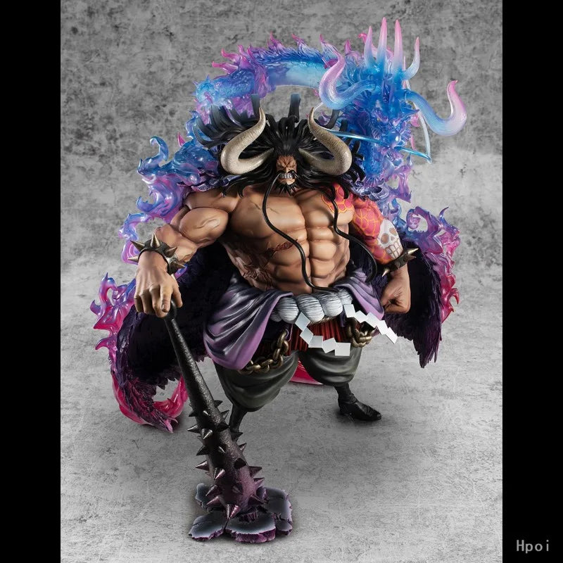 In Stock Original ONE PIECE MegaHouse Portrait of Pirates Maximum Kaido Anime Figure Toy Gift Ornament