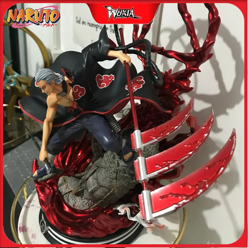36cm Naruto Large Hidan CS Figure Akatsuki Evil God GK Model Statue Limited Collection Anime Gift Cool Decoration Birthday Toys
