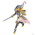 【Pre Sale】MegaHouse A.W.M Yu-Gi-Oh! Duel Monsters Dark Magician Girl Dragon Knight Anime Figure Toy Gift