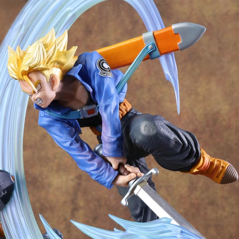 Bandai Figuarts ZERO FZ Super Fierce Battle Super Saiyan Trunks Frieza Doll Figures Collection Gifts