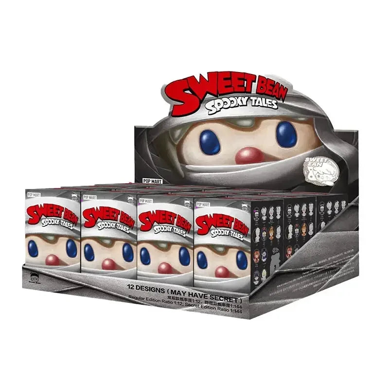 POP MART Sweet Bean Spooky Tales Series Blind Box Mystery Box Caixa Sorpresa Girls Anime Figures Cute Model Birthday Gift
