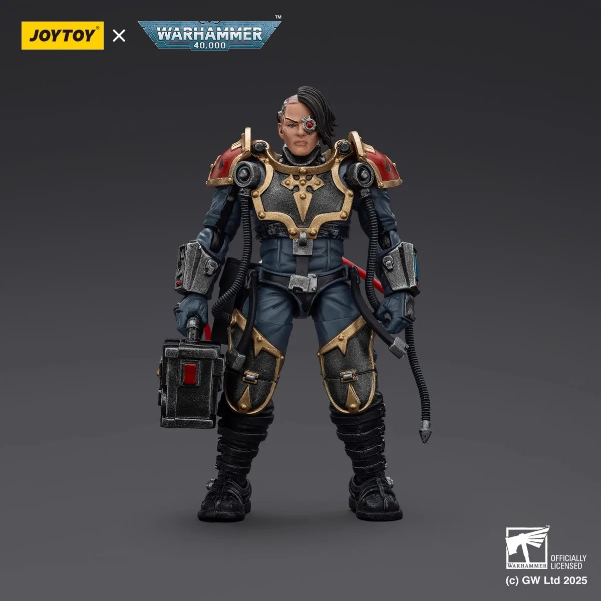 JOYTOY Warhammer 40K 1/18 Scale Imperial Knights House Raven Knight Errant Movable Figurine Model Toy Doll For Collection