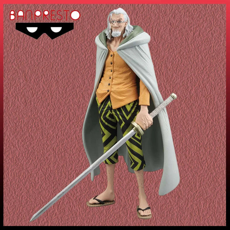 ART KING ONE PIECE SILVERS RAYLEIGH DARK KING 25CM SCALE PVC FIGURE ANIME OFFICIAL COLLECTIBLE WITH BASE original garage kit