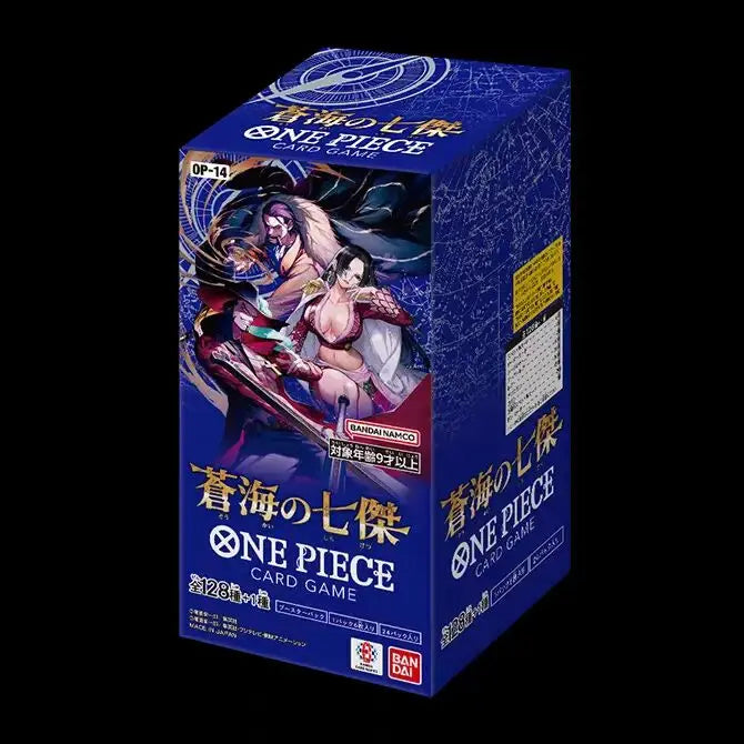 Original In Stock Yuwan Tang One Piece OPCG Card OP14 Seven Warlords of the Sea Japanese Card Booster Box Collection Toys Gifts