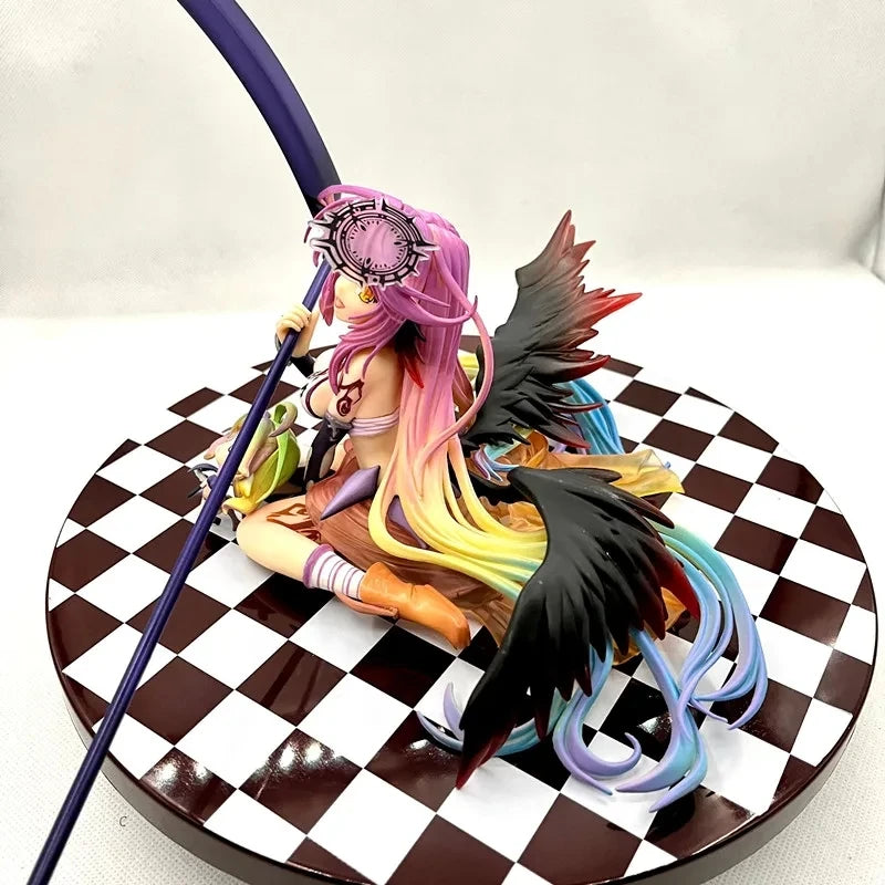 Anime Kein Spiel Kein Leben Jibril Engelsflügel PVC Figur Actionfigur Sammlermodell Puppenspielzeug 14cm