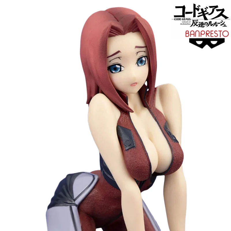 In Stock Original Banpresto Lelouch of The Rebellion Kallen Stadtfeld Anime Characters Model Toys Statue Collectible Ornaments