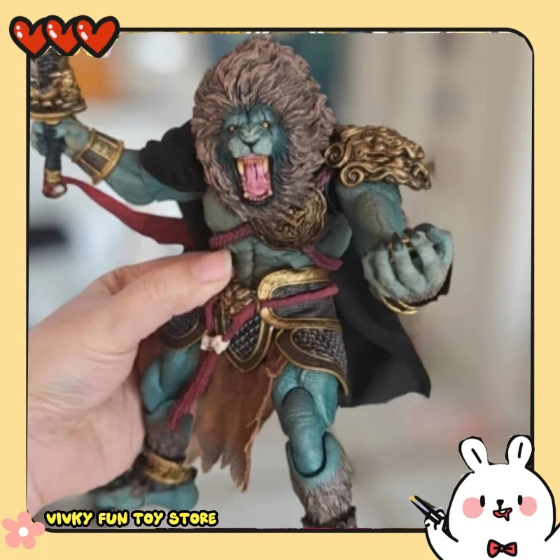 Nottaa Ym005 1/12 Shiziling Leopard Double Headed Action Figure Mythical Soldier Statue Model Toy Series Gift Collection