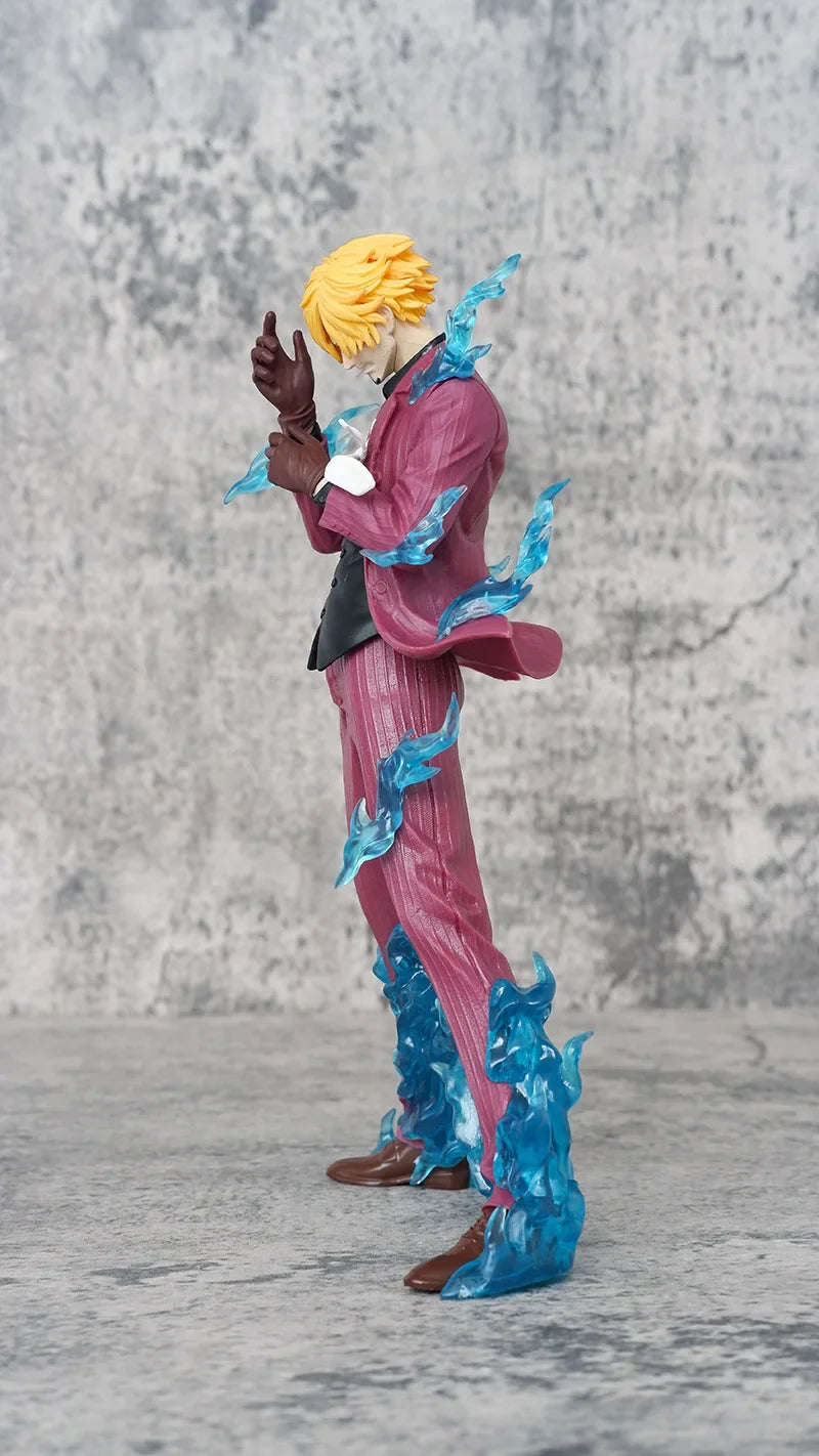 24cm One Piece Sanji Anime Figure Sanji Vinsmoke Action Figurine PVC Collection Model Ornament Statue Peripheral Toys Gift