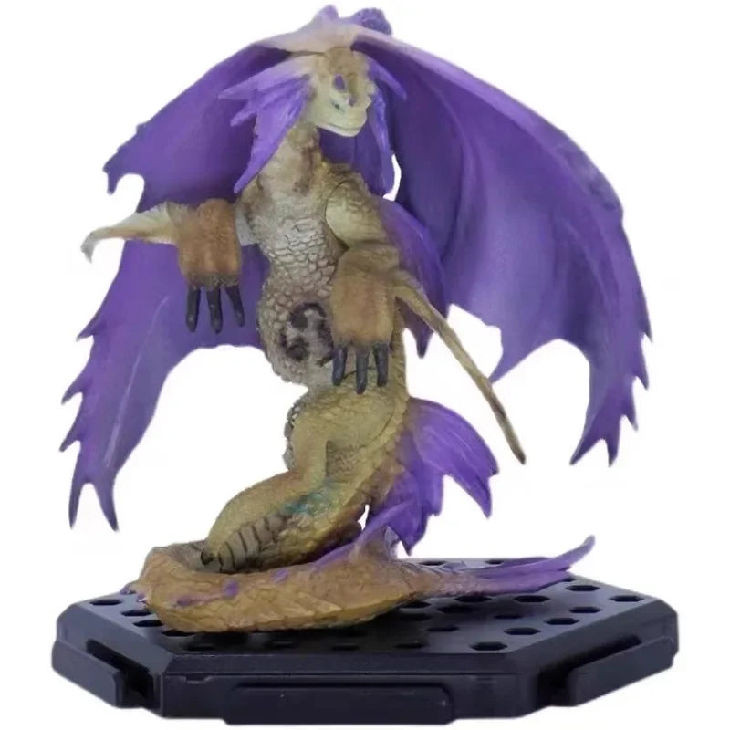 Monster Hunter World Iceborne Action Figure PVC Model, Nergigante Tigrex Basarios Dragon Collectible Decoration Toy for Adults