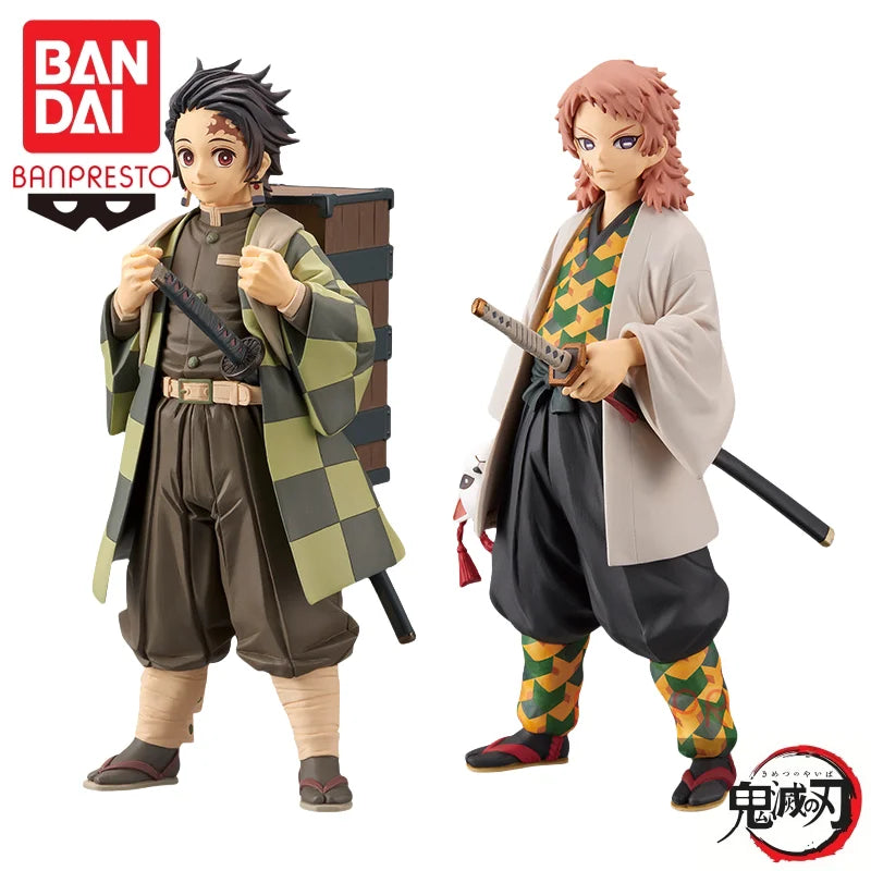 In Stock Bandai Original Banpresto Demon Slayer 19 Kamado Tanjirou Sabito Action Figure Model Doll Brand New Boxed