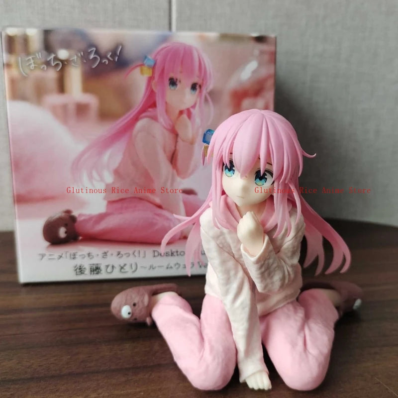 In stock anime style beautiful girl "Bocchi the Rock!" Hitori Got ō home clothes toys peripheral models gifts collectibles