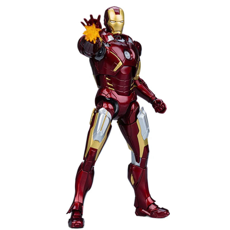 Fondjoy Marvel Iron Man MK7 Assemble Toy Iron Man Model 15cm ABS Material 1/12 Scale Action Figures Toy Birthday Gifts For Boys