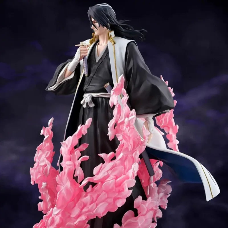 100% Original auf Lager Bandai BLEACH Figuarts Zero Kuchiki Byakuya Anime Charakter Modell Spielzeug Desktop Ornamente Sammlung Geschenke
