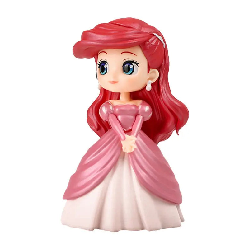 Bandai Original Disney Anime Figure Sitting Villain Doll Q Version Kids Toys Home Decoration Girl'S Birthday Model Toys Gifts