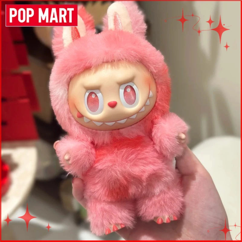 Genuine POP MART Labubu V1 V2 V3 Macarons Have A Seat Big Into Energy Coca Cola Series Vinyl Plush Pendant Blind Box Plush Toys