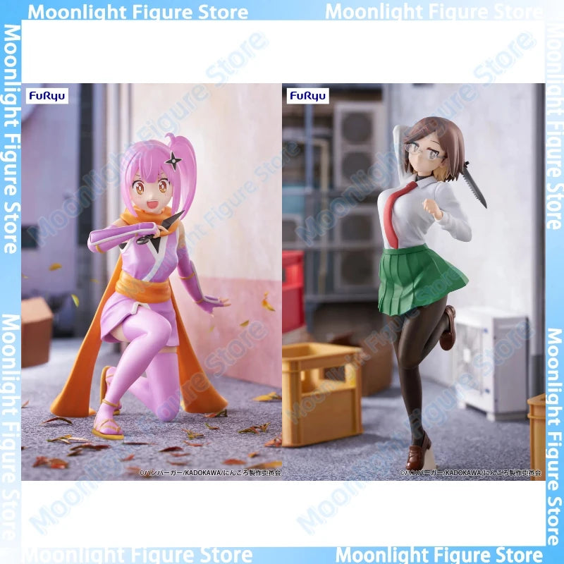 In Stock FuRyu Trio-Try-iT Konoha Koga Satoko Kusagakure Desktop Cute Doll Anime Action Figure Toy Gift Model Collection