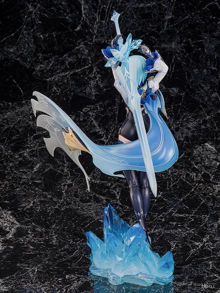 18CM Anime Game Genshin Impact Eula Lawrence Figure Cute Cool Anime Model Toys Gifts Collection Action Figure  Ornaments PVC