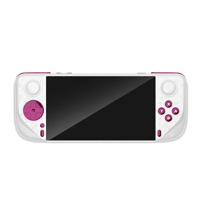 E6MAX Android Handheld-Spielkonsole mit 8-Kern-Prozessor, 64-Bit-Touchscreen, 4+32 GB Speicher, Retro-Design und 5-Zoll-Bildschirm.