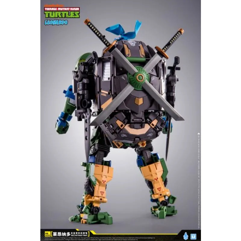 HeatBoys Genuine Teenage Mutant Ninja Turtles Alloy Model Toy Leonardo，Oroku Saki Finished Product Movable Model Collection