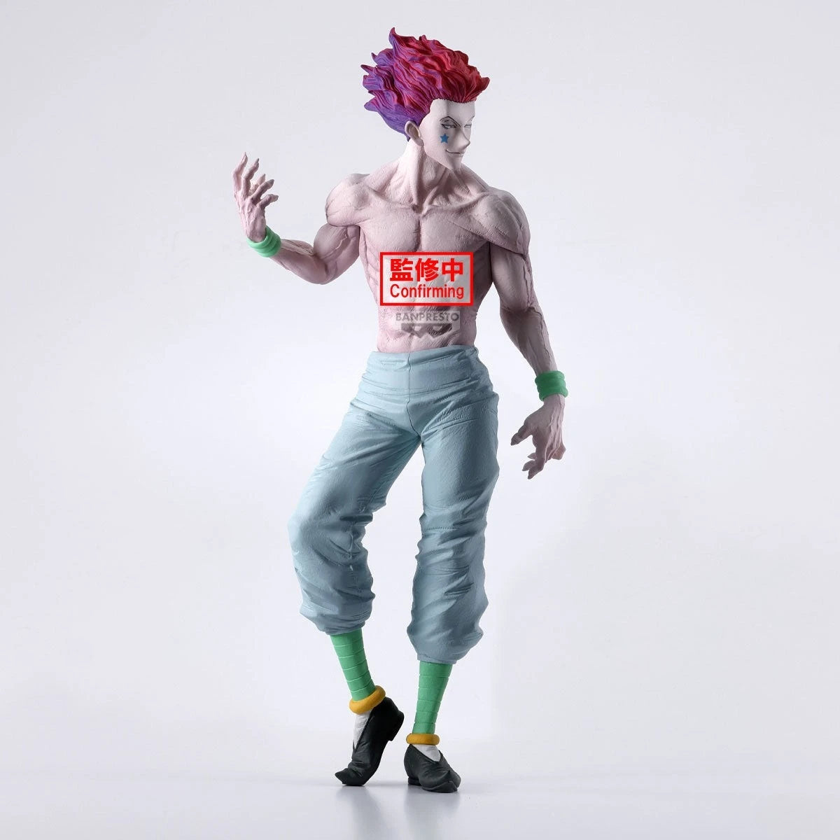 Original Bandai BANPRESTO HUNTER x HUNTER Grandista Anime Figure Hisoka Finished Model Collectible Toys Gift for Kids Ornaments