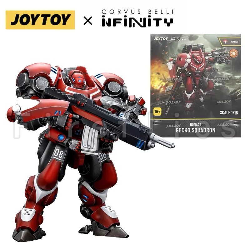 1/18 JOYTOY Action Figure Mecha Infinity Anime Model Nomads Gecko Squadron Shakush Light Armored Unit Anime Model Toy