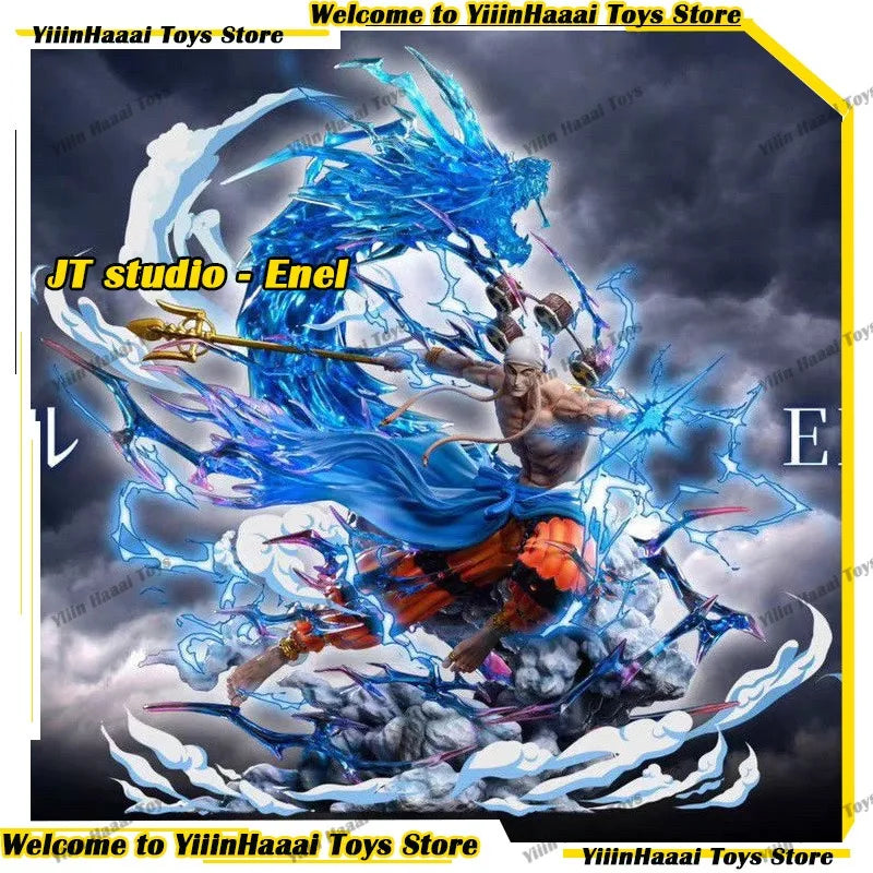 IN STOCK JT Studio Toys One Piece Anime Fiugres Enel Figure 35cm Glow Model Ornament EVIL Enel Collection Birthday Custom Gifts