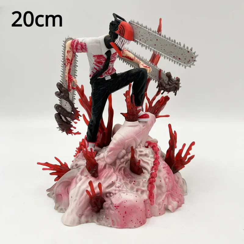 Chainsaw Man 29cm Denji Anime Figure Makima Action Figura Cute Pochita Kawai Adult Collectible Model Doll Home Decor Toy for Kid
