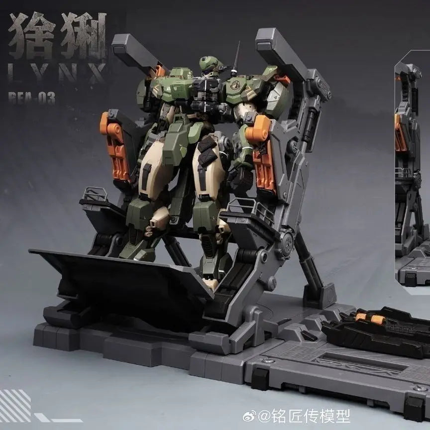 In stock MingjiangZhuan BLUE WHALE REA-03 L.Y.N.X Eurasian Lynx Assembly Model Kit SUNDAY HOBBY Blue Whale Series Toy Gift