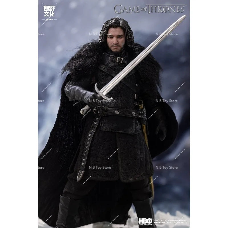 Coming Soon 1/12 Fondjoy Yuanye X Kongling Toys GoT Jon Snow Collectible Action Figure Cloth Model Ornament Gift
