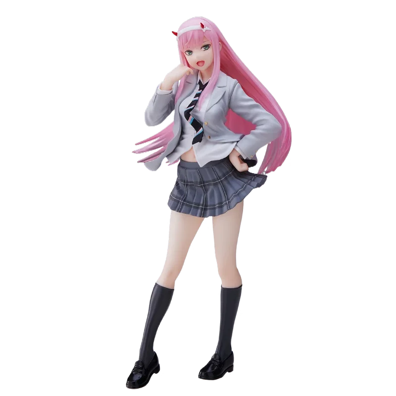 Auf Lager Original Taito DARLING in The FRANXX Coreful Zero Two Uniform Anime Figur Desktop Ornamente Modellsammlung Spielzeug Geschenke