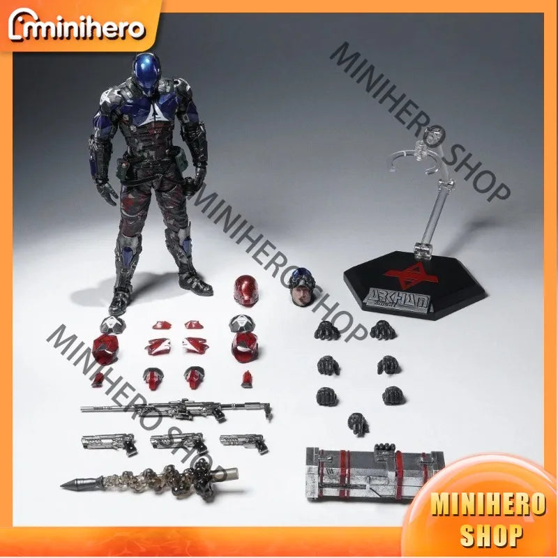 Pre-Sale Authentic LPZZ Batman Arkham Knight 1/12 Action Figure DC Superhero Poseable Anime Model Toy Collectible Doll Gift