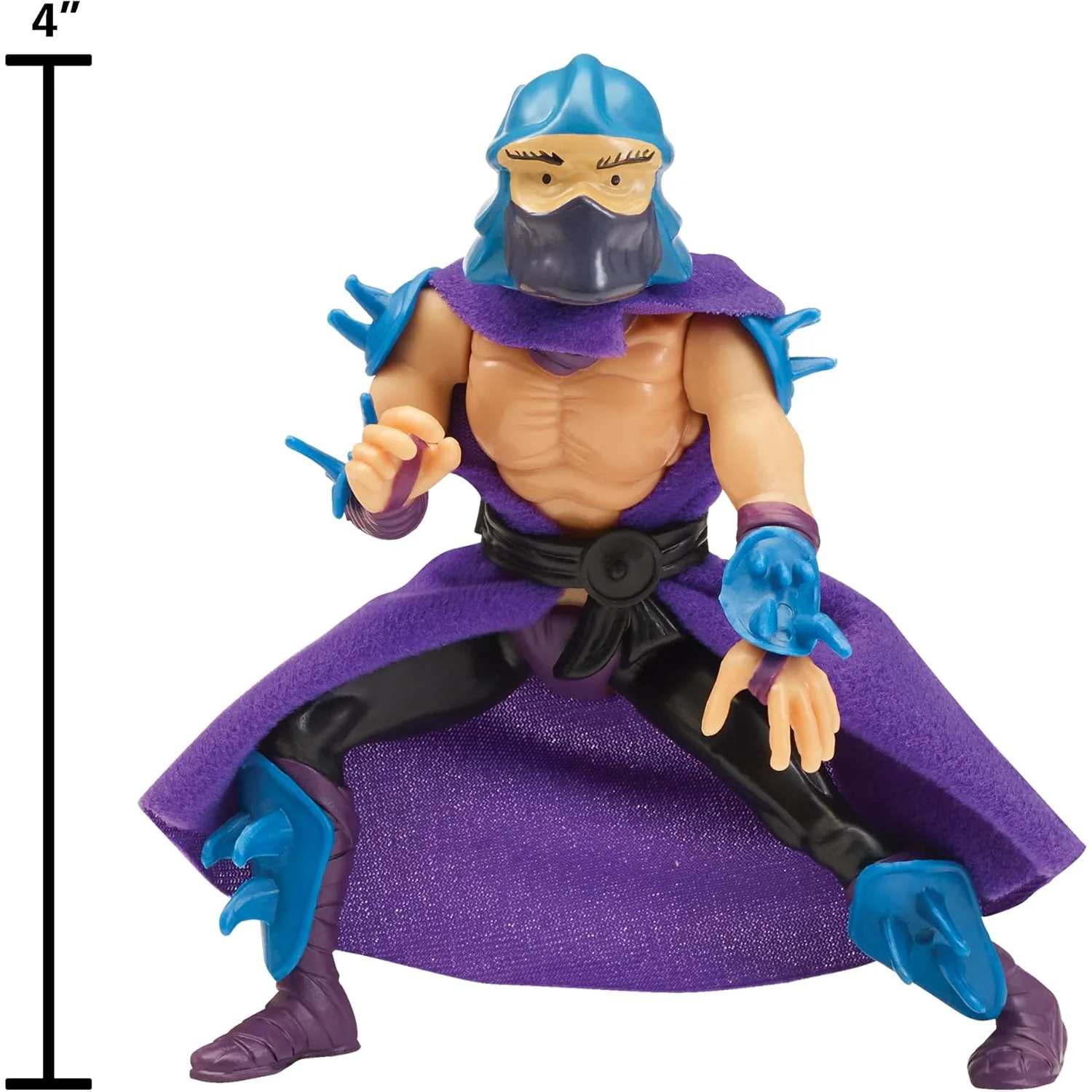 Teenage Mutant Ninja Turtles: 4” Original Classic Retro 2013 Shredder Basic Action Figure By Playmates Toys Action Figure