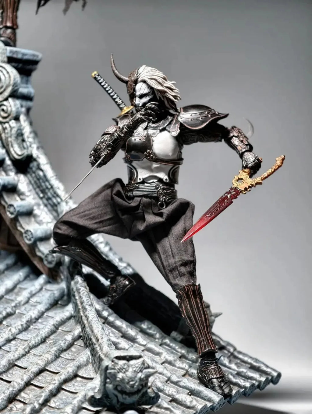 【In Stock】DARKCROWN TOYS 6inch BURNINGSOULS Action Figures Burning Soul  Asura Model Toy Figure Samurai Collection Gift Toy