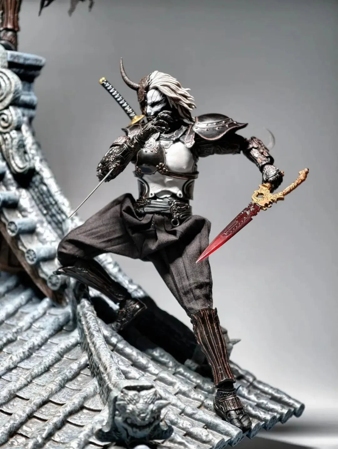 【In Stock】DARKCROWN TOYS 6inch BURNINGSOULS Action Figures Burning Soul  Asura Model Toy Figure Samurai Collection Gift Toy