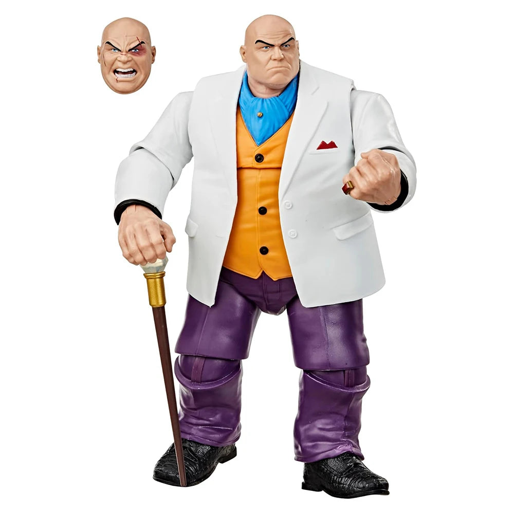 [In-Stock] Hasbro Marvel Legends Series Kingpin (Spider-Man) 15cm Vintage Cardback Collectible Action Figure Model Ornament Toys