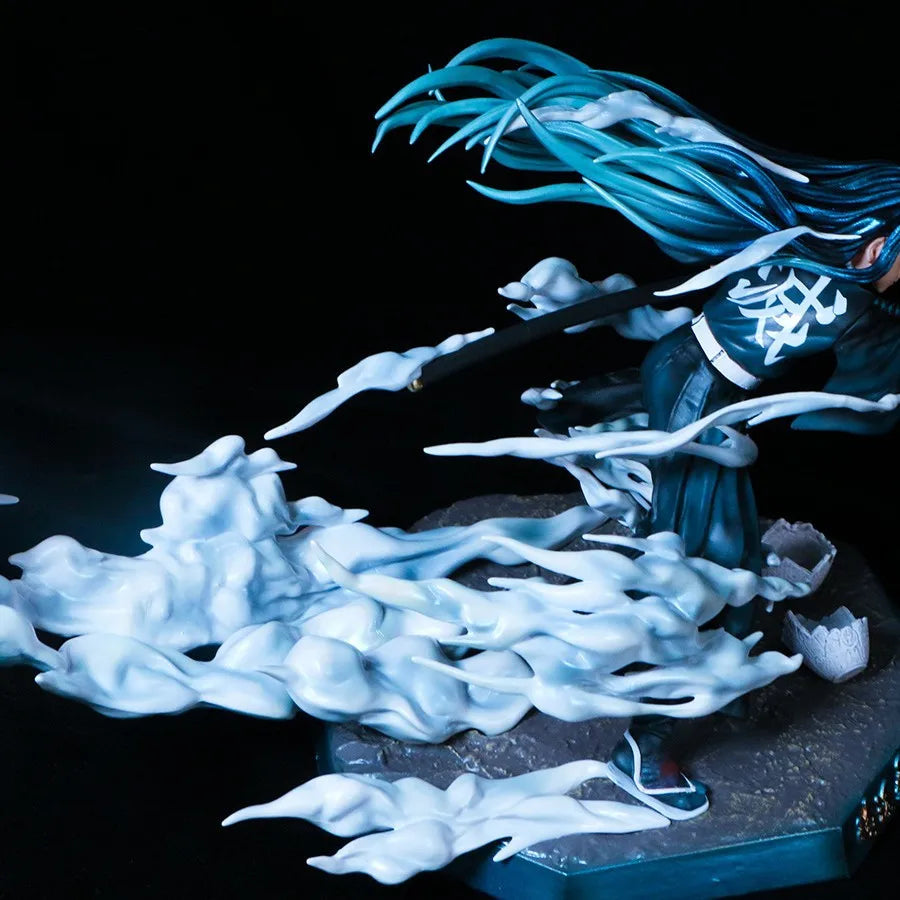 19 см аниме герой от серията Demon Slayer, статуетка на Токито Муичиро, модел, ръчно изработена детска играчка, подарък, аниме фигурка