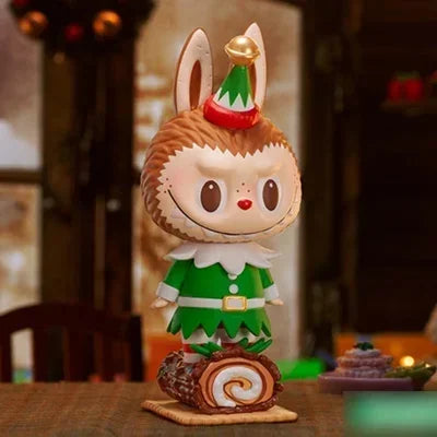 POP MART LABUBU THE MONSTERS Let's Christmas Serie Blind Box Mystery Box Guess Bag Spielzeug Puppe Niedliche Anime Figur Schreibtischdekoration