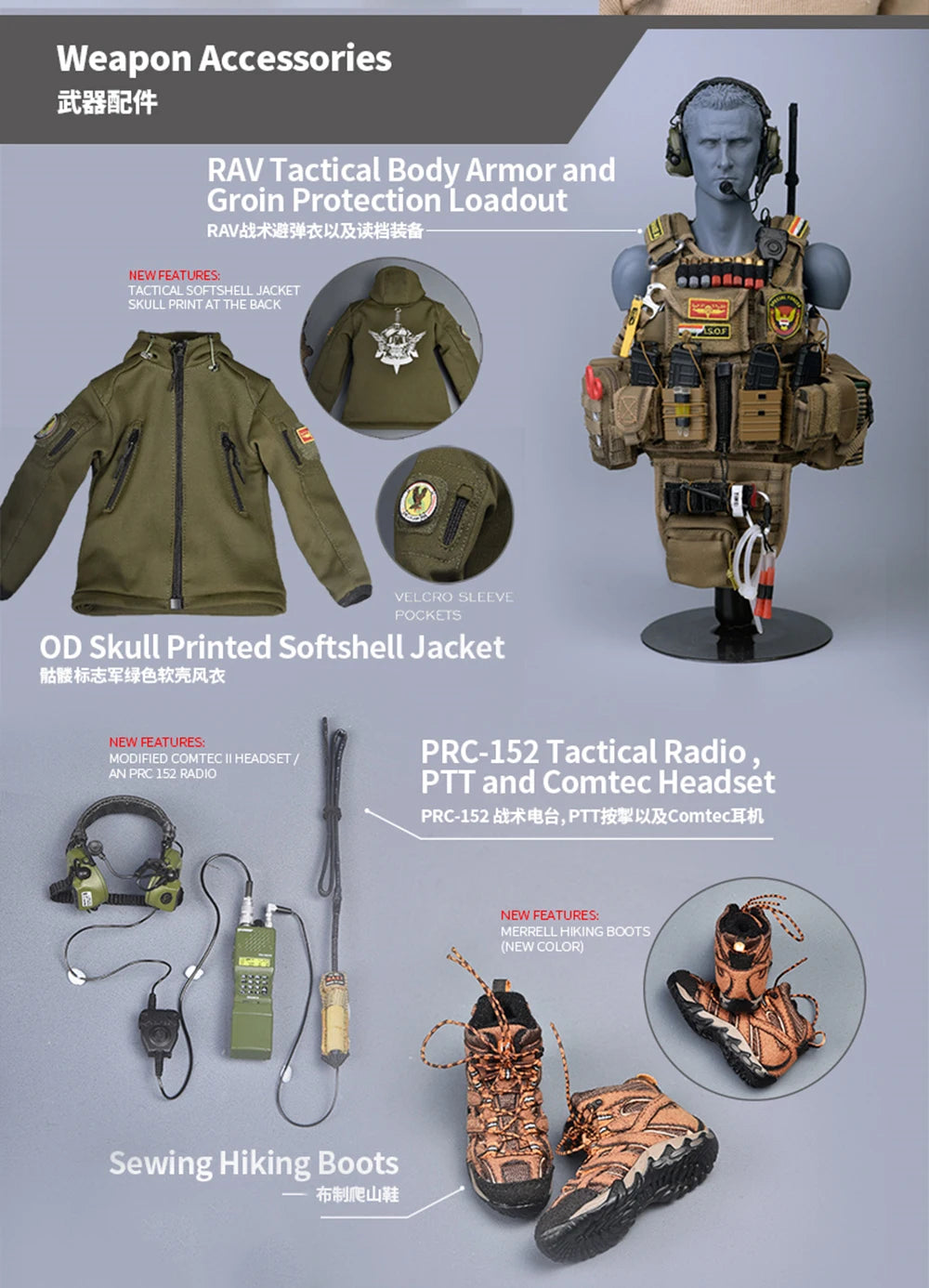 1/6 SoldierStory SS107 Special Operations Forces Army M249 Soldier Full Set Figures Collection Action Doll For Fans