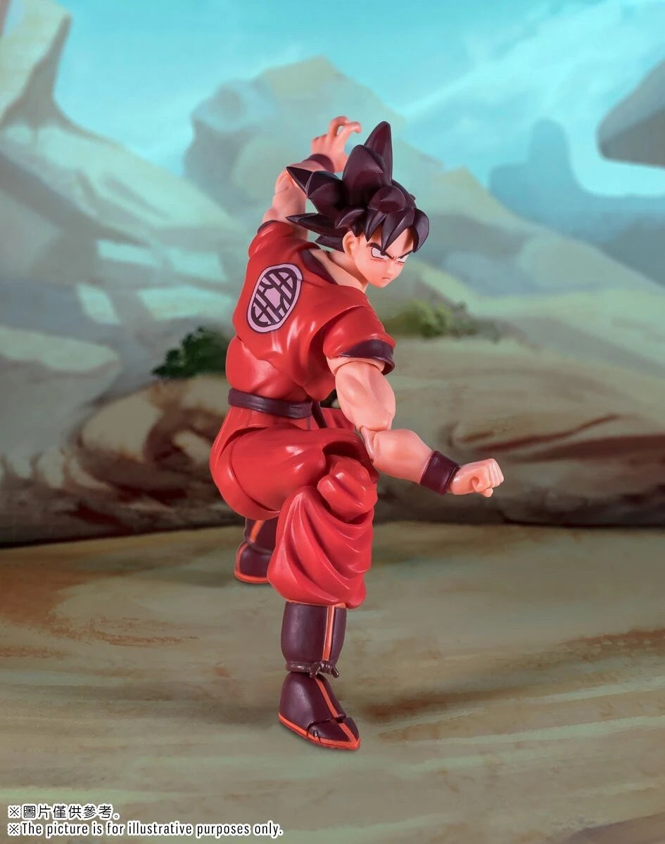 Demoniacal Fit Dragon Ball Z SHF Son Goku Kaio Ken Scarlet Martial Artist 16000 Power Level Action Figure Collectible Model Gift