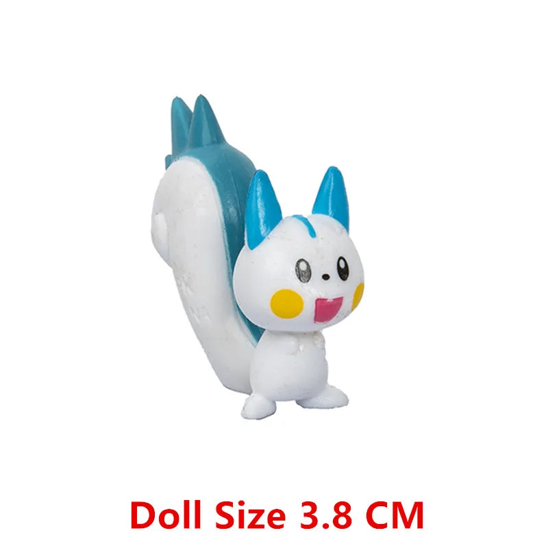 3-7 Cm PokemonCartoons Anime Figure Pikachu Mew Snorlax Charmander Cosplay Collection Pet Pocket Monster Action Model Toy Gifts