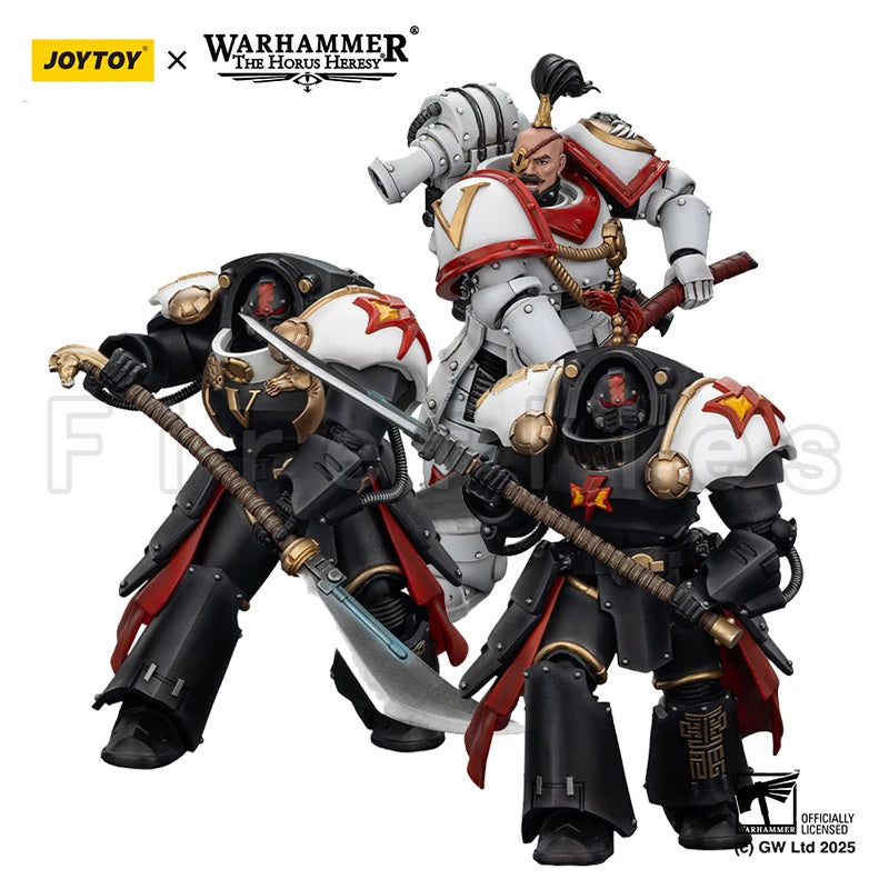 1/18 JOYTOY Action Figure The Horus Heresy White Scars Legion Praetor Ebon Keshig Terminator Anime Toy