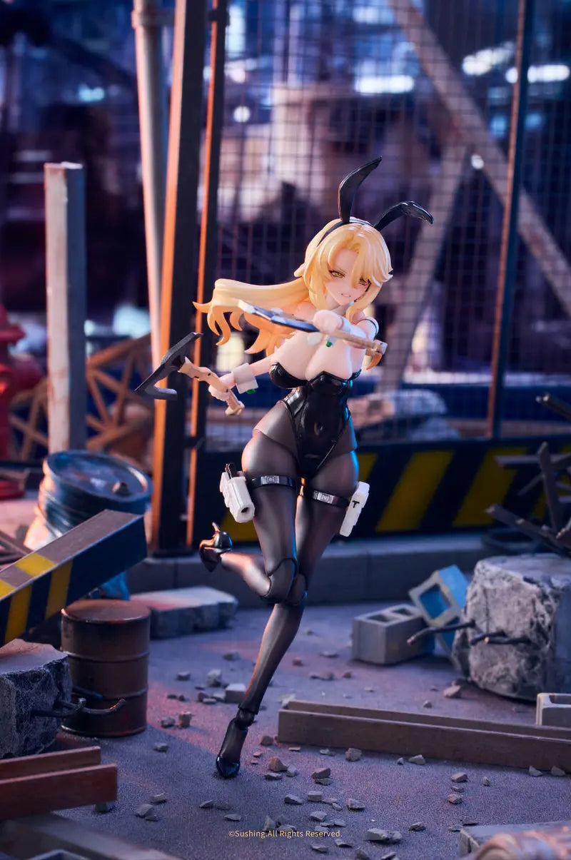 In Stock New 1/12 Scale Rabbit Rapid Response Team Shield Operator Ailiana Articulated Figure Collection Decoration Model Toy