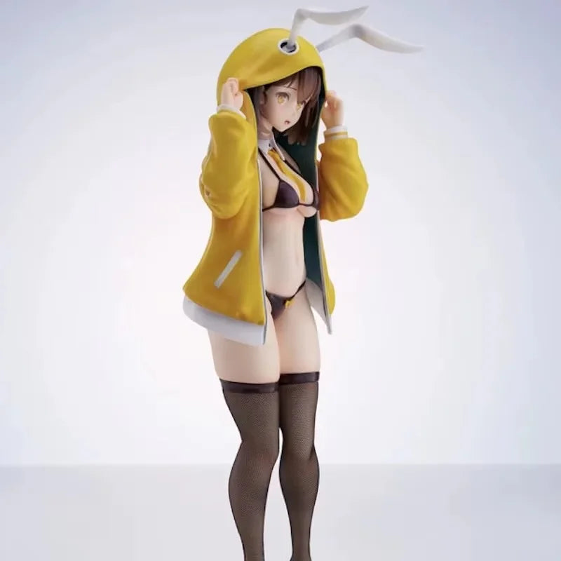 Hot Original Shyness Bunny Hinata 1/6 Koikoi Girls Toys Japanese Anime Pvc Action Figure Toy Game Collectible Model Doll