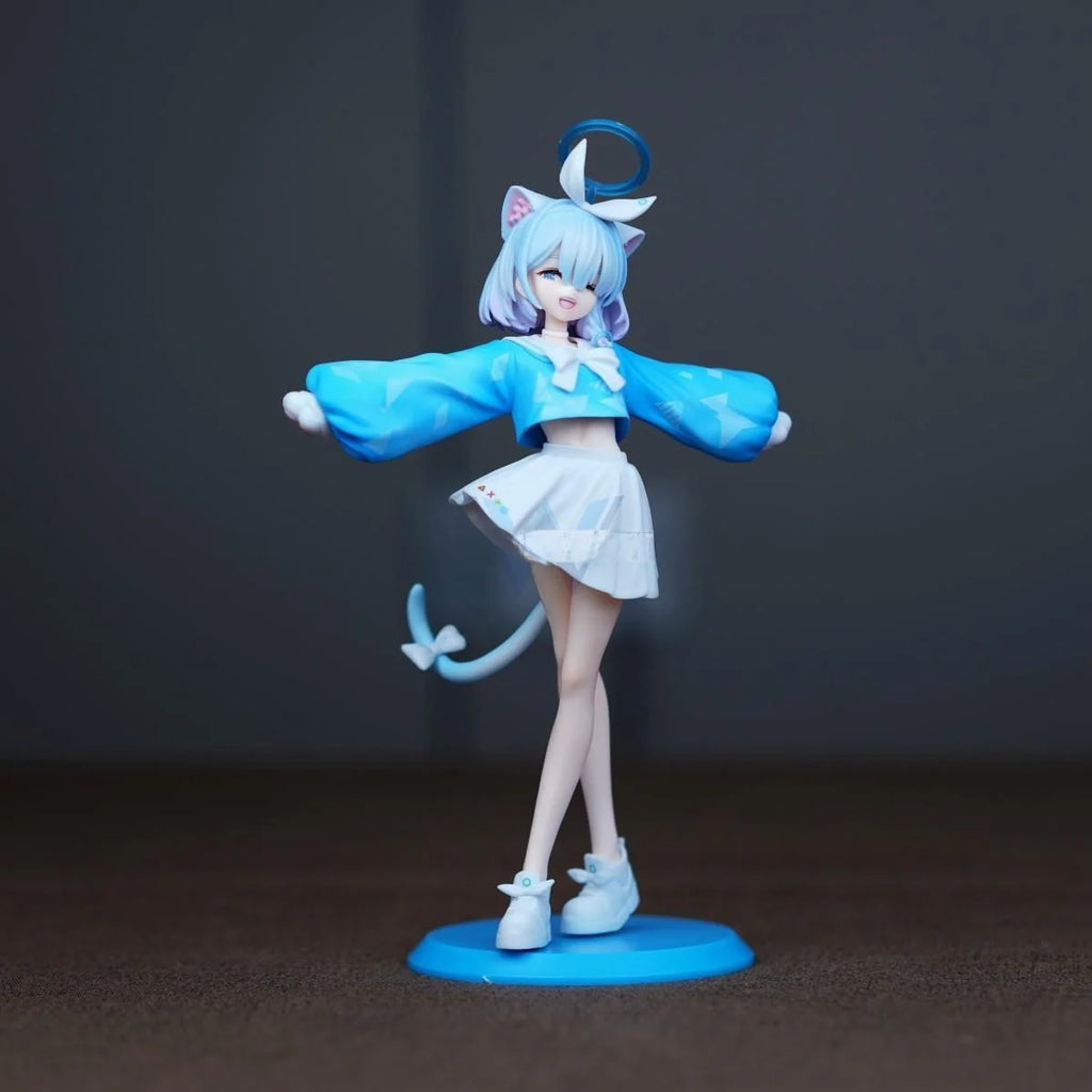 Gw  Ear Arona Anime Figure Desktop Cuter Case Decoration Gift Secondhand Beautify Girl PVC Collectible Statue Toy