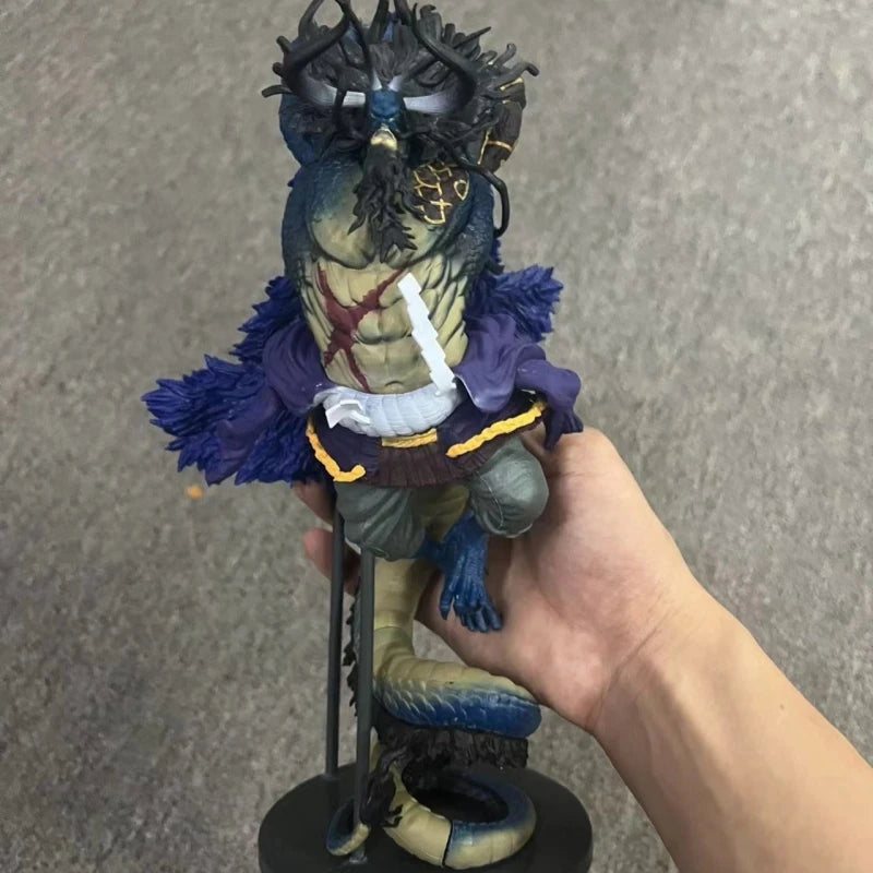 28 см Нова фигурка от едно парче Gk Четирима императора и сто звера Kaido Звяр Форма Анимация Периферни фигурки Статуя Модел Подарък