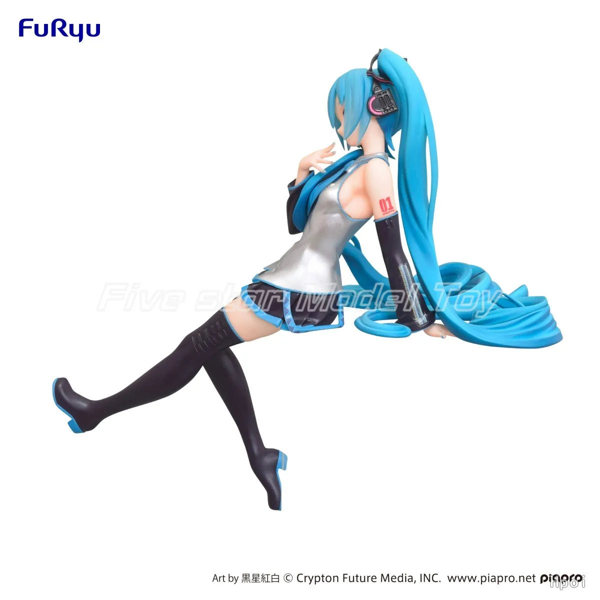 【In Stock】Original FURYU Hatsune Miku Noodle Stopper Figures Anime Models Toys Gifts