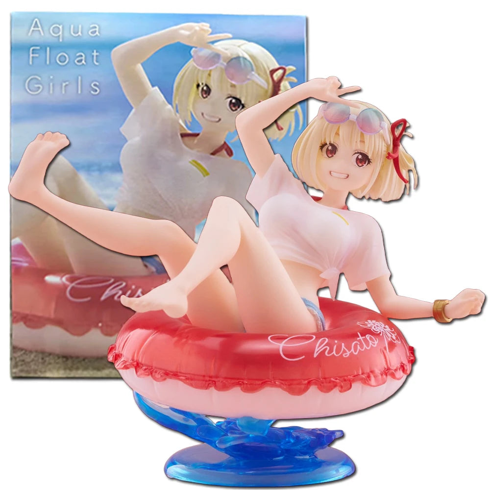 10CM Anime Lycoris Recoil Nishikigi Chisato Figur AFG Badeanzug Homewear Modell Spielzeug Geschenk Sammlung Action Figur Puppe PVC